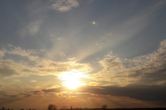 Goniadz, Parc Biebrzanski, Marais de la Biebrza, coucher de soleil